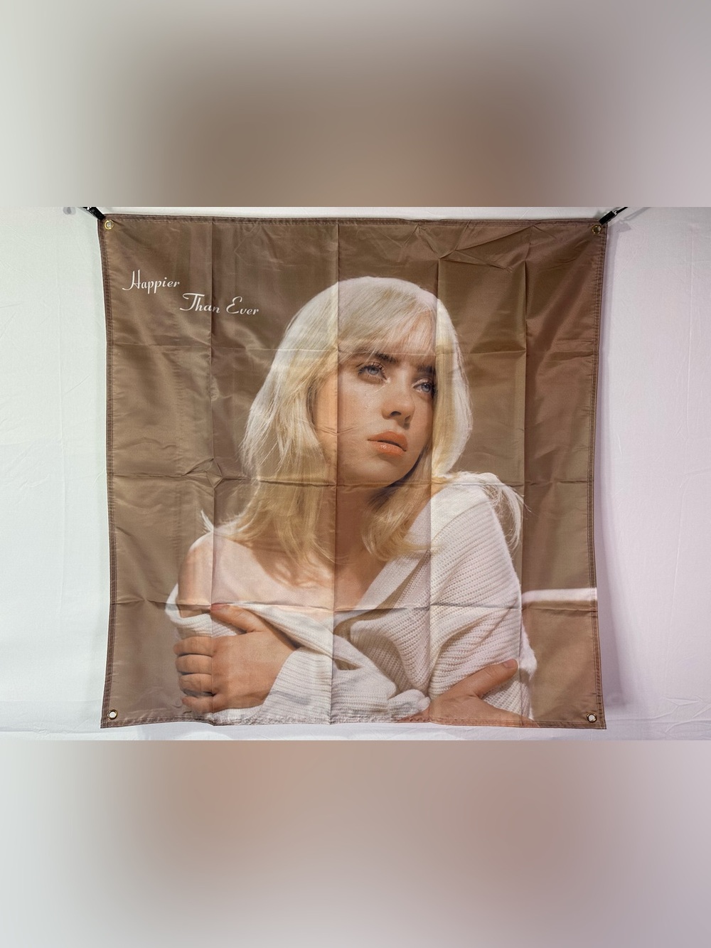 Billie Eilish Banner Tapestry 3x3 Ft.